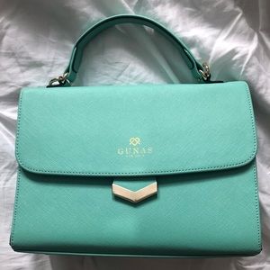 100% VEGAN GUNAS Flamingo Handbag w/ dust bag